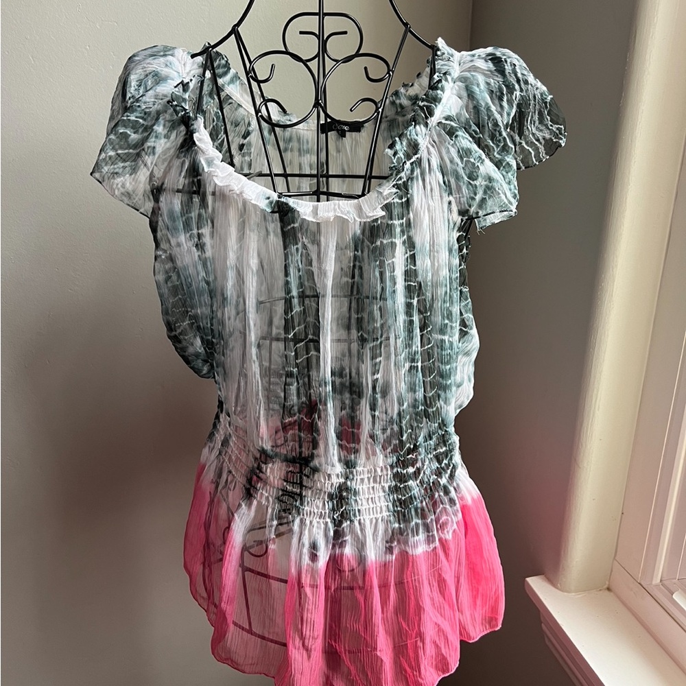 2000s funky blouse